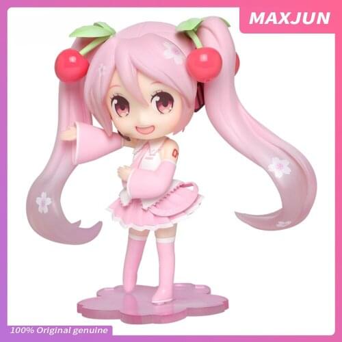 MAXJUN 14cm TAITO VOCALOID Anime Miku Figure sakura mini PVC Action Figure Collection Model Doll Toys Collectibles ornaments