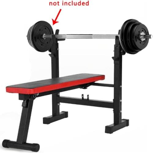 Multifunctional Weight Bench Barbell Rack Weightlifting Bed Folding Barbell Lifting Training Bench Bracket Bench Press Frame