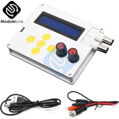 1HZ-500KHz Module Digital LCD Display DDS Signal Generator Waveform Generator Pulse Signal Source DC 4V-10V Frequency Meter