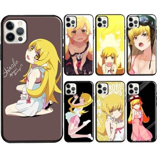 Anime Monogatari Shinobu Soft Case For iPhone 11 12 Pro Max 12 Mini 6S 7 8 Plus SE 2020 XS Max X XR Phone Coque