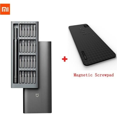 Original Xiaomi mijia Daily Use Screwdriver Kit 24 Precision Magnetic Bits Alluminum Box DIY Screw Driver Set For Smart home