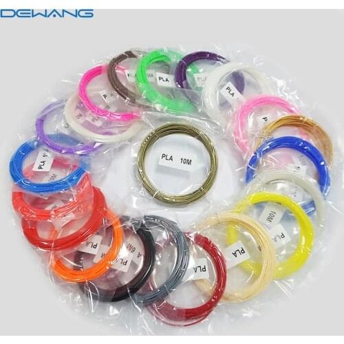 3D Pen Filament PLA 1.75 200 Meters Random 20 Colors Wire Material 3D Printer Pen Filament Extruder Threads 3D Printer Plastic