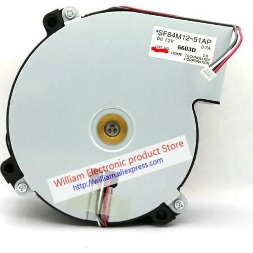 New Original SF84M12-51AP SF84M12-52AP DC12V 0.7A for CH-TW6200/TW6600/TW6600W/PLHC3000 Projector cooling fan