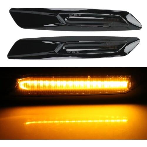 Turn Signal Light Blinker Light A Pair For BMW E60 E61 E81 E82 E88 E90 E91 E92 E93 Signal Lamp LED Car Dynamic Side Marker