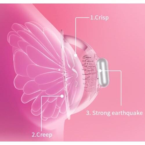 Nipple Sucker Vibrator Sucking Cup Brast Nipple Massage Stimulate Nipple Enhance Erotic Pleasure Sex Toy For Women Masturbation