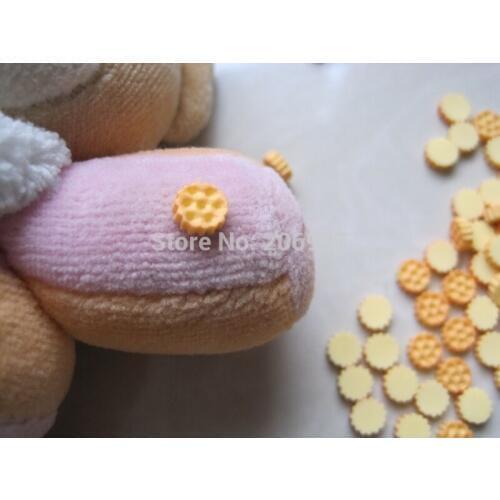 RC172 30pcs Cute Cookie Shape Nail Resin Decoration Outlooking