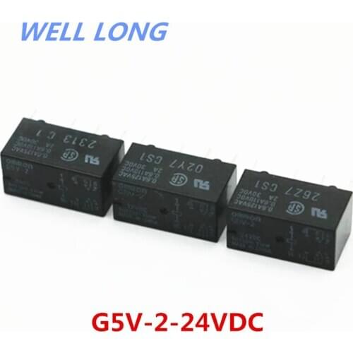 Signal Relay G5V-2-24VDC 24VDC 2A 8pin