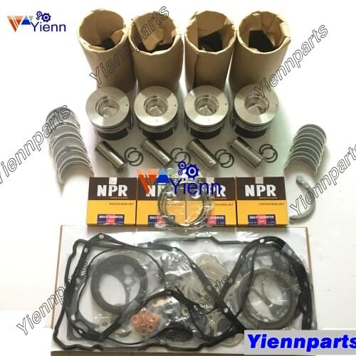 For Isuzu 4HJ1 Overhaul Rebuild Kit 8-97195-318-0 8-97228-302-0 8-97105-867-0 for ELF LIGHT Truck Engine Repair Parts