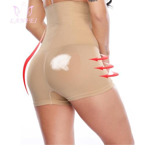 LANFEI Tummy Control Panties Breathable Body Shaper for Women Sexy Butt Lifter Seamless Waist Trainer Short Slimming Pant Girdle