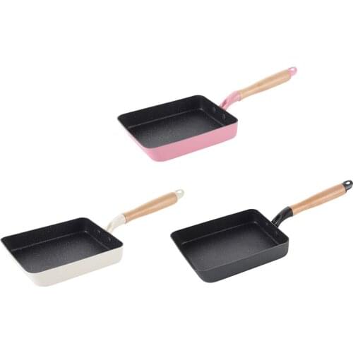 Japanese Aluminum Non Stick Fry Pan Omelette Pancake Breakfast Cookware