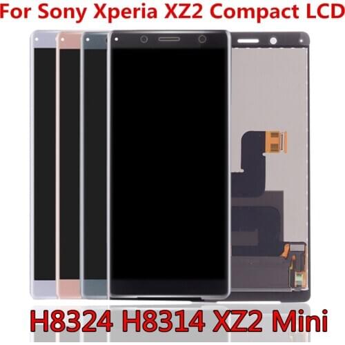 5.0'' Original LCD For Sony Xperia XZ2 Mini LCD Display Touch Screen Digitizer Assembly Replacement For Sony XZ2 Compact LCD