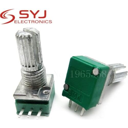 5pcs/lot RK097N 1K 5K 10K 20K 50K 100K 500K 250K B5K with a switch audio 3pin shaft 15mm amplifier sealing potentiometer