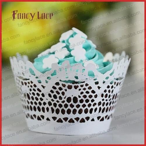 50pcs Hot Sale Laser Paper Cupcake Wrappers Hallowmas/Birthday/Christmas Party Table Decorations Supplies