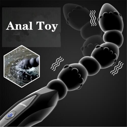 Butt Plug Vibrator Anal Sex Toys Dragon Whip Anal Plug Bdsm Anal Toys Erotic Anal Beads Silicone Beads Vibration Butt Plug