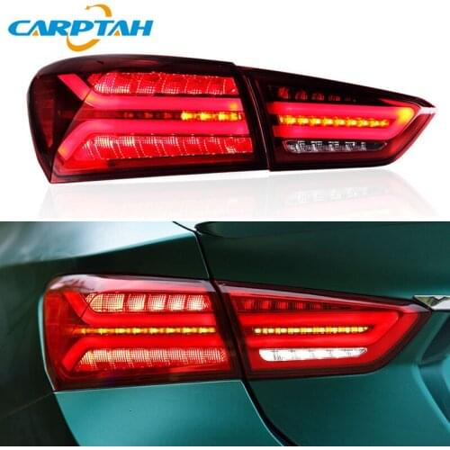 Car Styling Tail Lights Taillight For Chevrolet Malibu 2016 - 2018 Rear Lamp DRL + Turn Signal + Reverse + Brake LED Lights