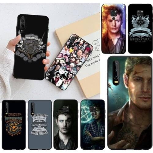 CUTEWANAN supernatural Jensen Ackles TV series Phone Case for Huawei P40 P30 P20 lite Pro Mate 20 Pro P Smart 2019 prime