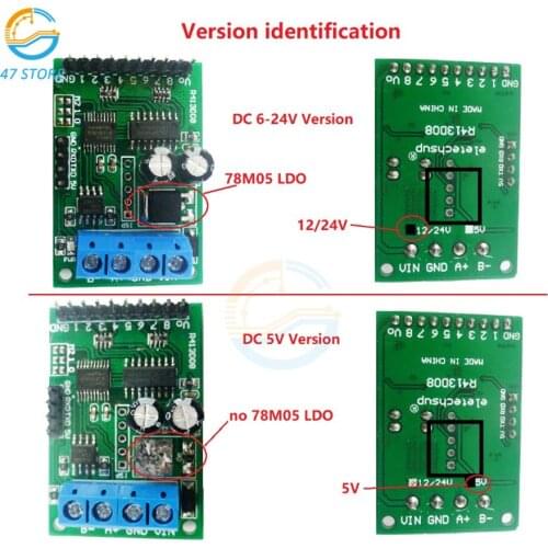 DC 5V/6-24V 8-channel RS485 Relay Module Modbus RTU Protocol AT Command Multi-function Relay PLC Control Board