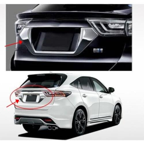 For HARRIER60 series Rear Trunk Door Chrome Trim Bright Strip