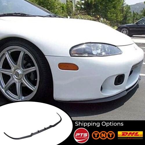 For Mitsubishi Eclipse MK2 CUPRA R FRONT SPOILER BUMPER LIP Euro Spoiler Lip Universal 3 pcs Body Kit