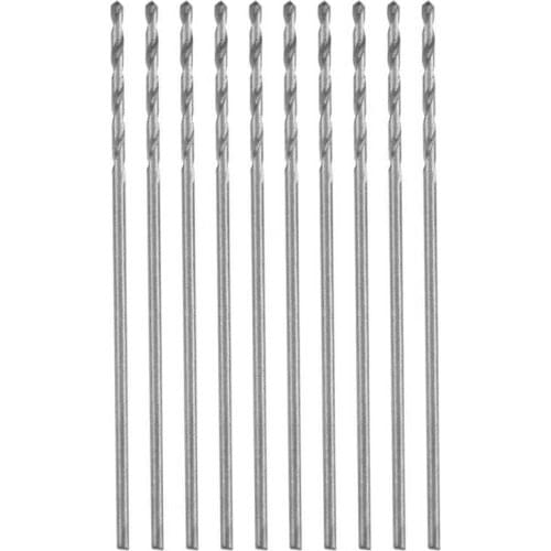 Dremel 10Pcs Twist Drill Bit Small Straight Shank Pearl Drilling Machine Tools Hardware 0.75mm Hand Tool Sets