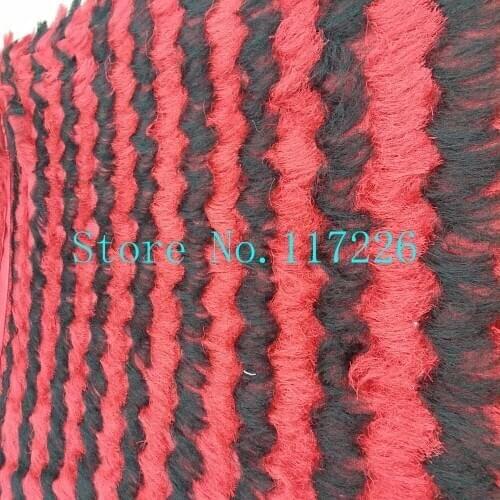 French Lace Fabric High Quality JRB-121628 African Tulle Embroidered for wedding dress mixed black and red