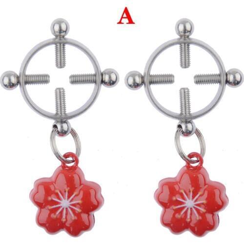Stainless Steel Metal Nipple Clamps Bells Pendant Erotic Adult Games BDSM Slave Fetish Nipple Torture Breast Clip Sex Toys tools