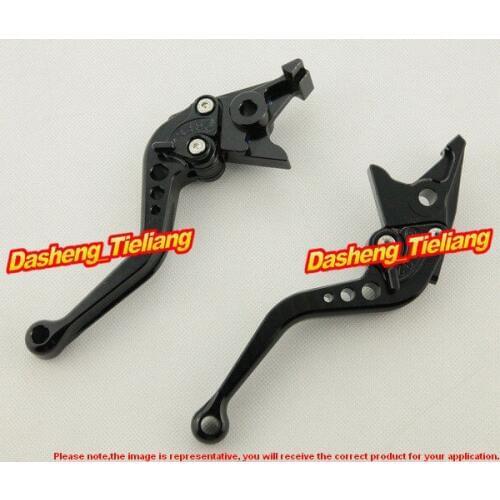 Racing Short Brake Clutch Levers for Suzuki 2007 2008 GSXR 1000 K7 Black