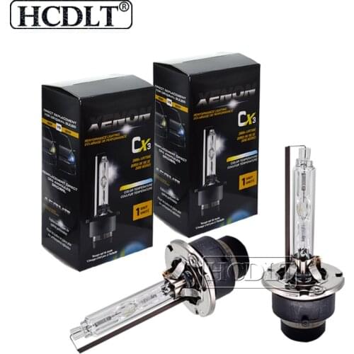 HCDLT 2PCS D1S D3S D4S D2S 6000K 4300K 8000K 5000K Xenon Bulbs Car Headlight 35W 55W D1S D2S HID Lamp Light For Audi VW BMW Benz