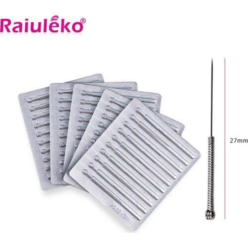 50 Pcs Customized Needles Skin Tag Remover for Laser Plasma Pen Laser Tag Tattoo Removal Needle Freckle Spot Remover Machine