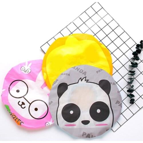 Sale Hot 1PCS Portable Fashion Cute Animal Waterproof Dust-proof Shower Cap Household Multi-purpose Bathroom Products Bath Cap