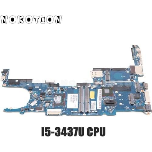 NOKOTION 717843-601 717843-001 717843-501 FOR HP EliteBook 9470M laptop MotherBoard 6050A2514101-MB-A03 I5-3437U CPU