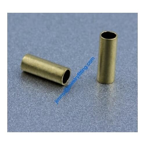 Copper Tube Conntctors Tubes jewelry findings 1.8*5 mm ship free 30000pcs copper tube Spacer beads