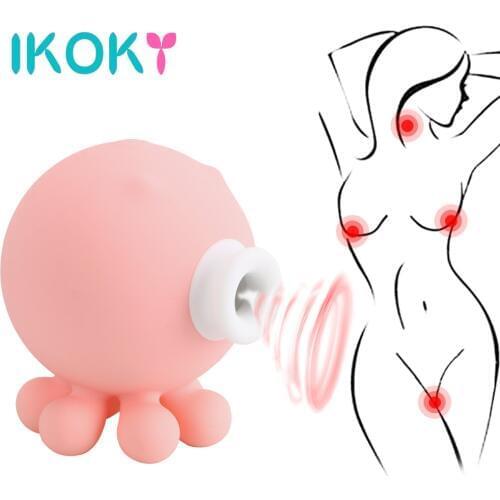 Cute Octopus Sucking Vibrators For Women Clitoris Stimulator Anal Nipple Massager Sex Toys Adults Female Masturbator Erotic Shop