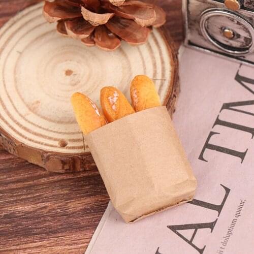 1 Set 1:12 Dollhouse Miniature bread Dolls Kitchen Food Accessories Simulation Toys