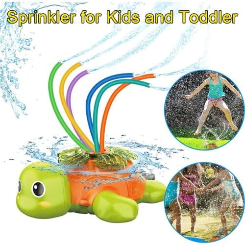 Outdoor Sprinkler Turtle Toy yard rotating turtle water Sprinklers summer activities toys for kids toddles Irrigation Spray