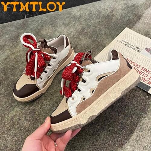 The Latest Crazy Fashion Sports Womens Shoes Will Be Released In The Spring Of 2021. Colorful Platform Lace-up Casual Shoes