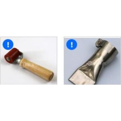 40MM Silicone Pressure Roller +40MM Flat Welding Nozzle For Plastic Hot Air heat gun