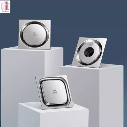 Youpin Dabai Diiib Floor Sink Drain Plugs Stainless Steel Swivel Drain Anti Blocking Filter Dining Room Kitchen Bathroom