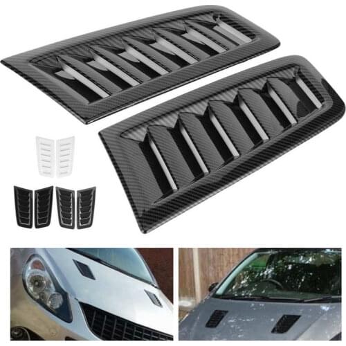 2Pcs Universal Bonnet Air Vents Engine Hood Car Exterior Parts for Focus RS MK2 Style Car accessories