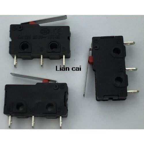 10pcs 250V 5A 3 Pin Tact Switch Sensitive Microswitch Micro Switches Handle KW11-3Z
