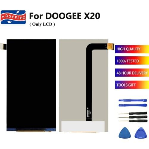5.0" Original LCD Display For DOOGEE X20 LCD Display ( NO Touch Screen ) Digitizer Replacement High Quality Repair Panel +Tools