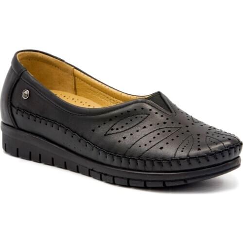 Forelli 23424 BLACK Women Shoes Orthopedic