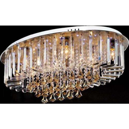 Top sales special price guaranteed 100% large modern brief crystal chandelier crystal lighting for living room hall