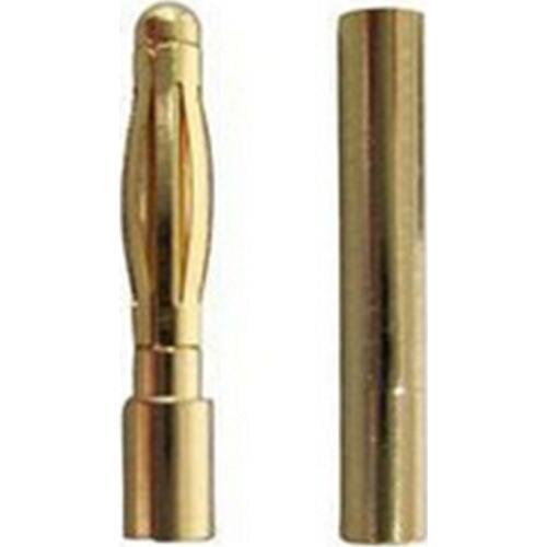 Copper Brushless Motor High Quality Banana Plug 2mm Gold Bullet Connector Plated For ESC Battery High Quality 10 pair/lot