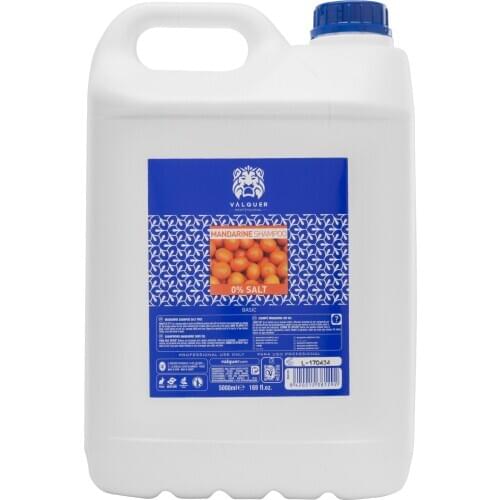 Valquer salt-free Mandarin soso shampoo, with pro-vitamin B5. Professional shampoo for hairdressers. Shampoo bottle-5000 ml