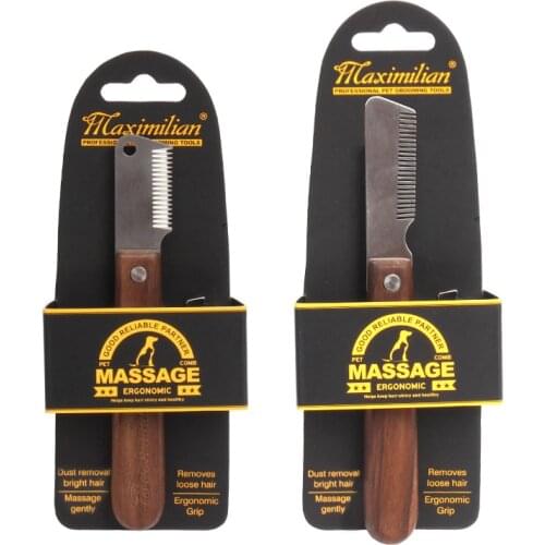 Pet Dog Shedding Hair Comb Knife Cat Grooming Tool Pet Supplies Shaving Knife Brush Deshedding Hair Removal Comb Cleaning Tool