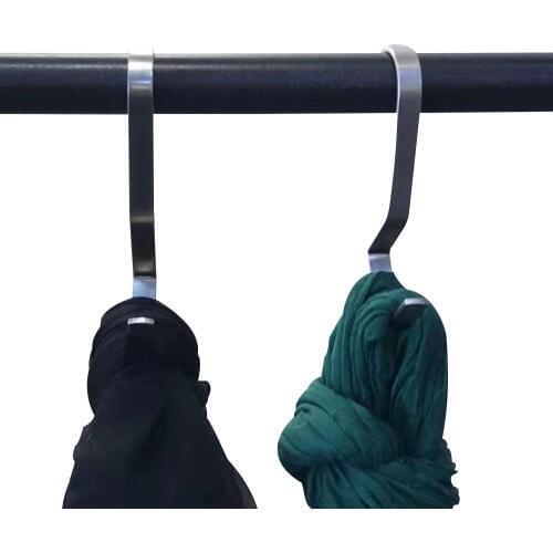 Hanging Jeans Small Size Black Metal Pants Hanger Scarf Belt Bags Display Metal Hook For Boutique