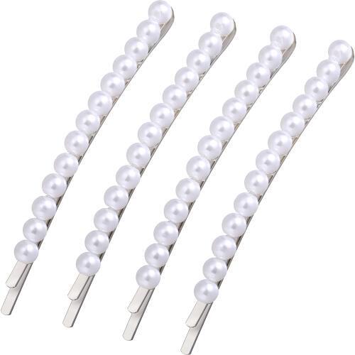 Poputton Pearl Hairpins Female Hair Pins Jewelry Fashion Korean Design Barrettes Pearl Hair Clip for Women Accessories 2019