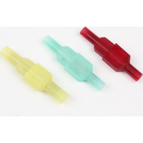 40Pcs MDFNY+FDFNY NYLON brass Male Female male Insulated Spade joint Connector Crimp Terminal Straight