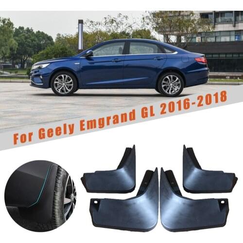 Car Mud Guards For Geely Emgrand GL 2016 2017 2018 Front Rear Splash Guards Over Fender Kit Car Styling Fender Accessories